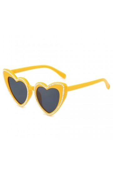 Lunettes De Soleil De Bal À La Mode Lunettes De Soleil Dextérieur for Femmes en Forme De Coeur Color : E, Size : 1 