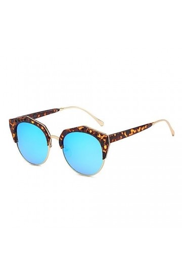 HPIRME Lunettes de soleil polarisées femmes rétro rondes hommes lunettes de soleil Vintage mâle femme lunettes UV400, léopard