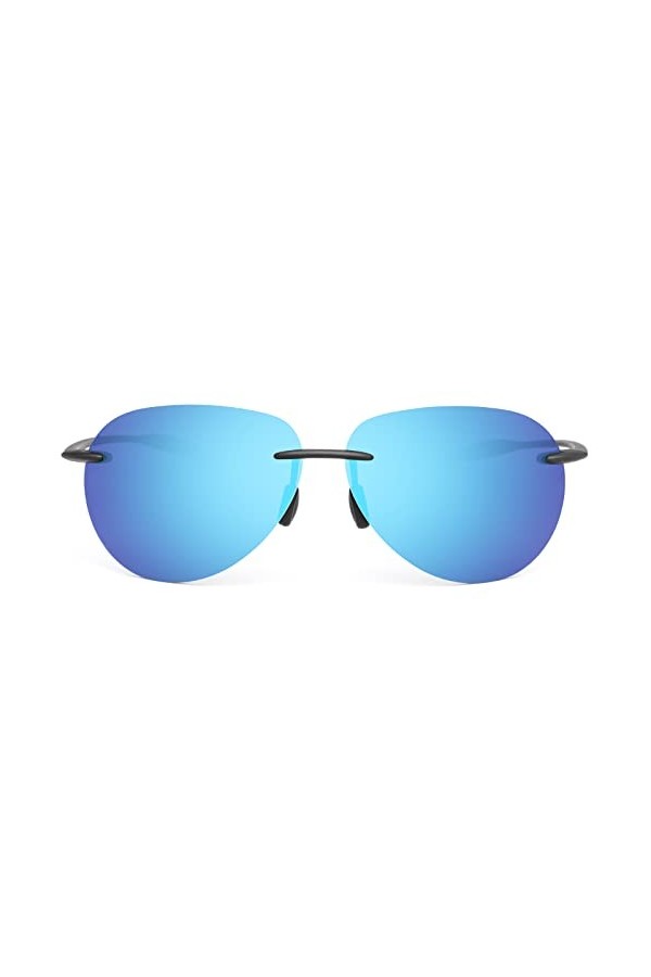 Devirld Mztrix Bex Lunettes de soleil polarisées sans cadre pour homme Lunettes de soleil de sécurité pour femme UV400 Anti-é