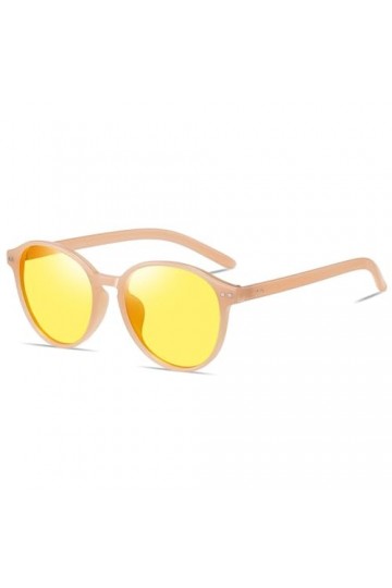 DUCO Lunettes de vision nocturne polarisées pour femme - Lunettes de conduite pour la nuit - Unisexe - Rectangulaires - 5202Y