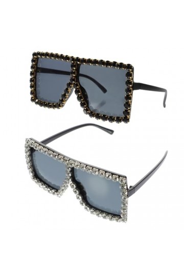 Adorainbow 2 Pièces Des Lunettes De Soleil Lunettes De Soleil Disco Lunettes De Soleil Femme Pour La Fête Lunettes De Soleil 