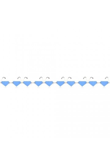 USHOBE 5 Paires De Lunettes En Forme De Diamant Lunettes De Fête Pour Lunettes De Soleil Drôles Lunettes De Soleil Sans Montu