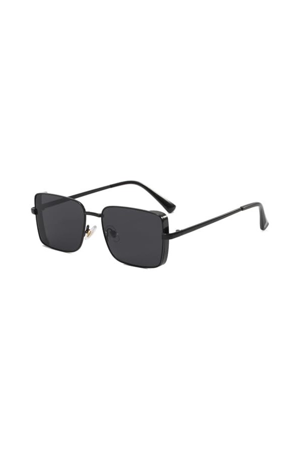 PETOLY Lunettes De Soleil Femme Sunglasses Lunettes Fête Lunettes De Soleil En Résine Lunettes De Soleil Monture Noire Noir G