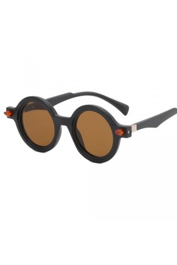 Lunettes De Soleil Femme Sunglasses Lunettes Fête Lunettes De Soleil Tendance À Petite Monture Contraste Sens Premium Rond Ph