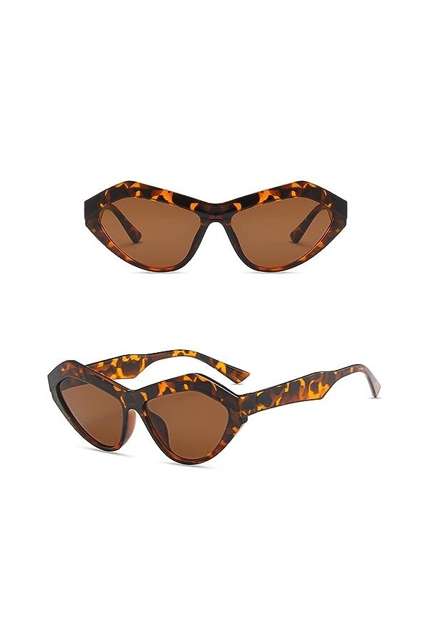 HCHES Couleur Cateye lunettes de soleil pour femmes pour lunettes de vue femme pare-soleil lunettes de protection des yeux UV