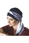 CAREBELL Foulard oncologique Smooth Cashmere Bambou pour la perte de cheveux Headwear