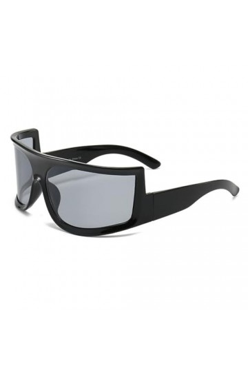 Lunettes de Soleil Hommes Femmes surdimensionnées Vintage rétro Lunettes de Soleil Punk Lunettes de Sport en Plein air, 2, Ta