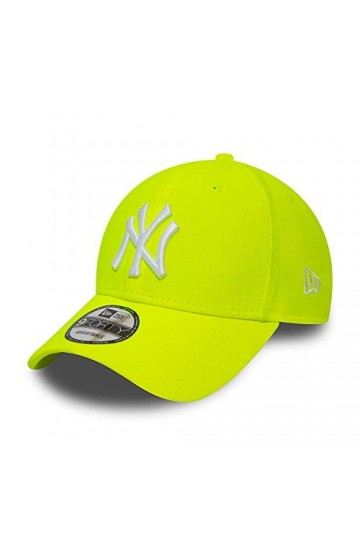 New Era New York Yankees MLB Cap Verstellbar 9forty Basecap Kappe Neon Gelb - One-Size