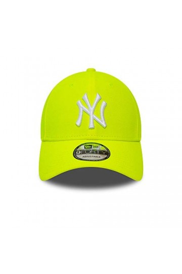 New Era New York Yankees MLB Cap Verstellbar 9forty Basecap Kappe Neon Gelb - One-Size