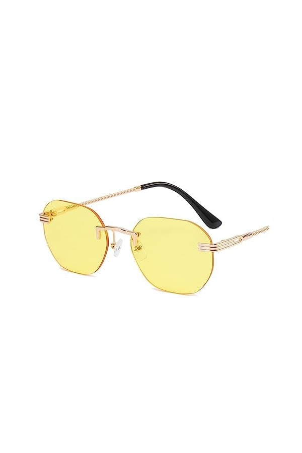 Lunettes de soleil dextérieur sans cadre en métal for hommes et femmes, Shopping tendance, lunettes de soleil de sport, cade