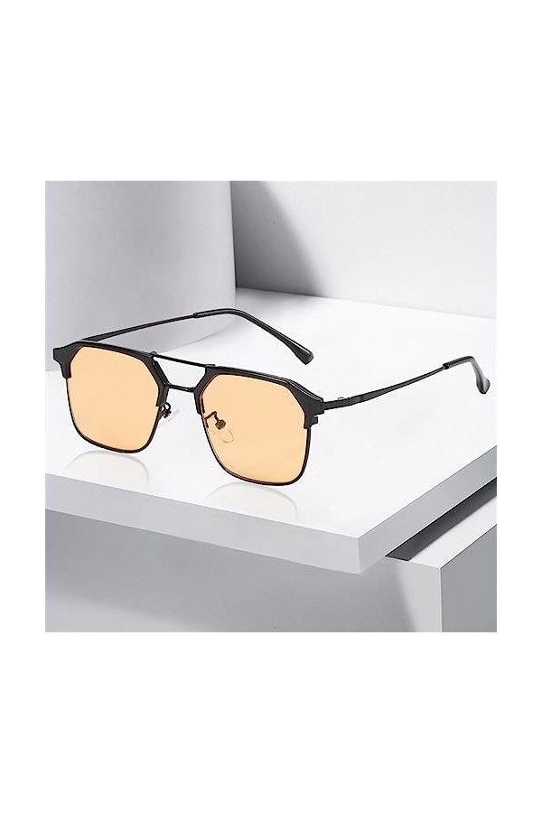 EkeNoz Lunettes de soleil rétro for femmes, mode conduite en plein air, tendance, sport de banlieue, affaires, cadeau Color