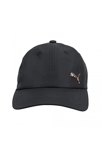 PUMA Casquette Ajustable Evercat Opal Capuchon, Noir/Or Rose, Taille Unique Femme