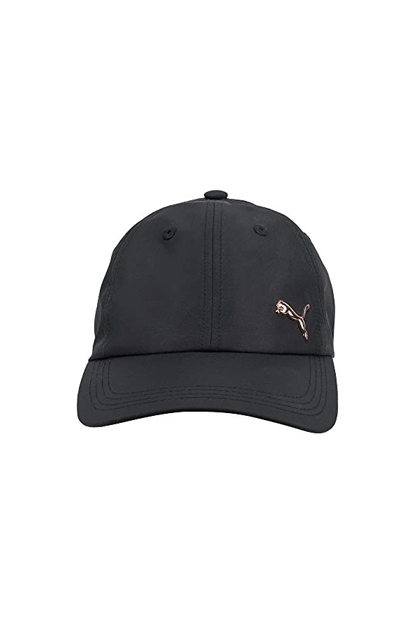 PUMA Casquette Ajustable Evercat Opal Capuchon, Noir/Or Rose, Taille Unique Femme