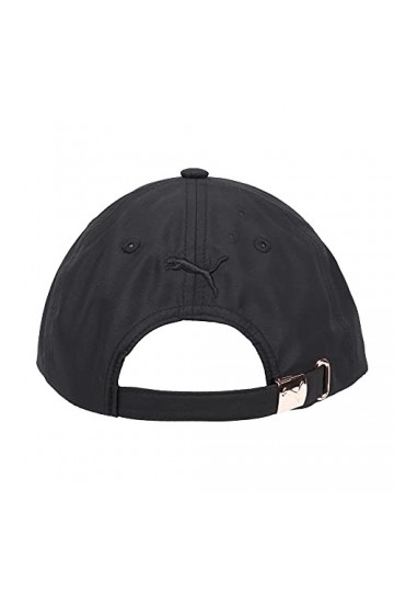 PUMA Casquette Ajustable Evercat Opal Capuchon, Noir/Or Rose, Taille Unique Femme