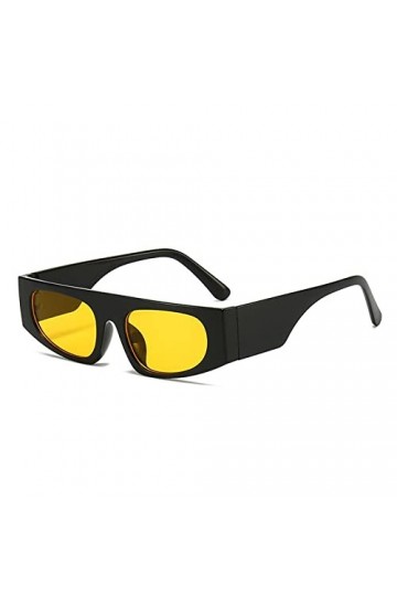 EkeNoz Lunettes de soleil Hip-hop Punk simples à jambes larges for hommes et femmes, tendance Shopping UV400, cadeau Color :