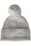 Calvin Klein Bonnet Femme Oversized Knit Beanie W/&nbsp;Pompom 3&nbsp;% Cachemire, Cement, Onesize