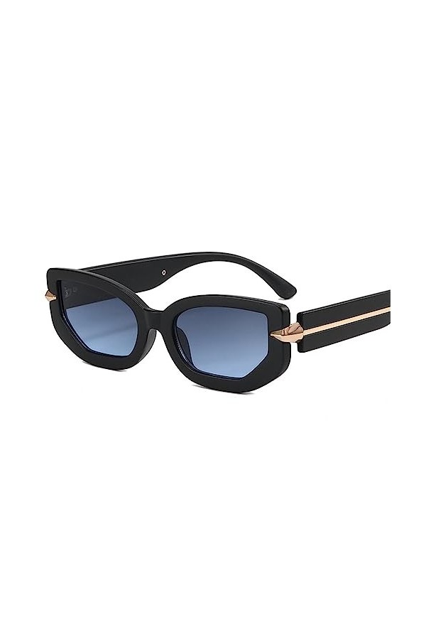 EkeNoz Lunettes de soleil rétro œil de chat, petite monture, for hommes et femmes, tendance, Shopping, sport, cadeau Color :