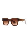 HCHES Lunettes de Soleil Hommes Rétro Femmes Lunettes de Soleil Carrées Uv400 Gris Marron Vert Femme,Marron,Taille Unique