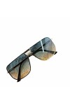 XKUN Lunette De Soleil Femme Lunettes De Soleil Menseurs Mirror Mirror Sun Lunettes Métal Lunettes De Soleil Uv400 Anti-Éblou