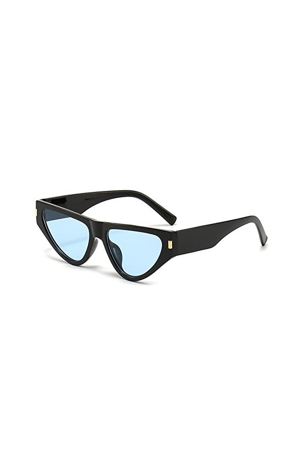 Lunettes de soleil triangulaires à grande monture for hommes et femmes, lunettes de soleil tendance for fête de vacances, Spo
