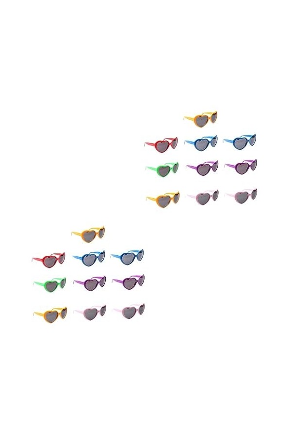 ABOOFAN 20 Pcs Plage Lunettes De Soleil De Bal Lunettes De Soleil De Bal Lunettes Mode Lunettes Quai Lunettes De Soleil Pour 