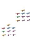 ABOOFAN 20 Pcs Plage Lunettes De Soleil De Bal Lunettes De Soleil De Bal Lunettes Mode Lunettes Quai Lunettes De Soleil Pour 