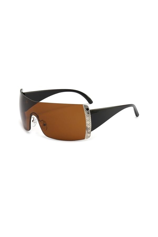 MUTYNE Lunettes de soleil de luxe une pièce pour femmes, lunettes de soleil pour hommes, grandes lunettes, lunettes de soleil