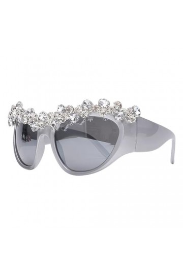 HPIRME Lunettes de soleil pour femmes Protection solaire Protection UV Lunettes de soleil Street Shot,2,Taille unique