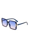 EkeNoz Lunettes de soleil UV400 for femmes, grand cadre, for vacances en plein air, tendance, Shopping, cadeau Color : C, Si