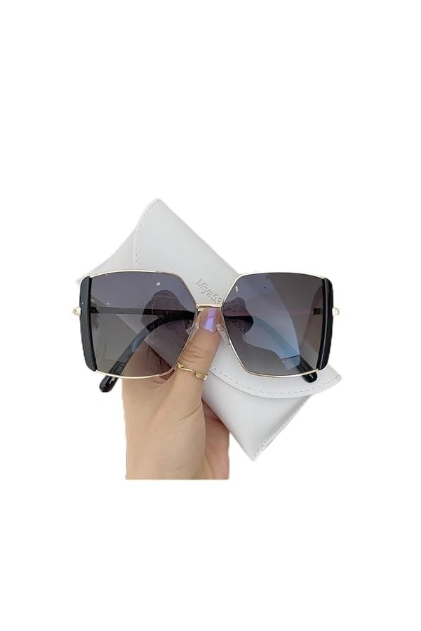 EkeNoz Lunettes de soleil polarisées for femmes, vacances en plein air, conduite, tendance, Shopping, UV400, cadeau Color : 