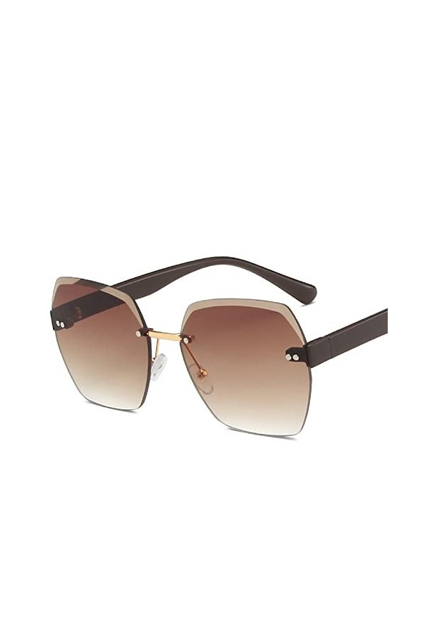 EkeNoz Lunettes de soleil UV400 sans cadre for femmes, fête, vacances en plein air, tendance, décontractées, cadeau Color : 