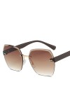 EkeNoz Lunettes de soleil UV400 sans cadre for femmes, fête, vacances en plein air, tendance, décontractées, cadeau Color : 