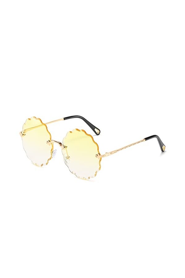 EkeNoz Lunettes de soleil de vacances en plein air sans cadre for femmes, cadeau de Sport de banlieue tendance Color : 4, Si
