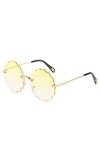 EkeNoz Lunettes de soleil de vacances en plein air sans cadre for femmes, cadeau de Sport de banlieue tendance Color : 4, Si