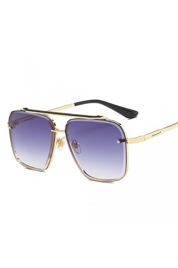 Lunettes de soleil rétro sans bords en métal, for hommes et femmes, for la conduite, les vacances, les déplacements, UV400, f