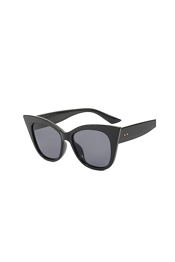 EkeNoz Lunettes de soleil œil de chat for femmes, grande monture, for vacances en plein air, tendance, décontractées, UV400, 
