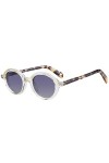 H HELMUT JUST Lunettes de soleil polarisées pour homme et femme, monture rétro, style classique, verres ovales UV400 ultralég