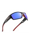 PUKCLAR Lunettes de soleil Hommes Polarisées Léger TR90 Frame UV400 Spring Hinges Sunglasses