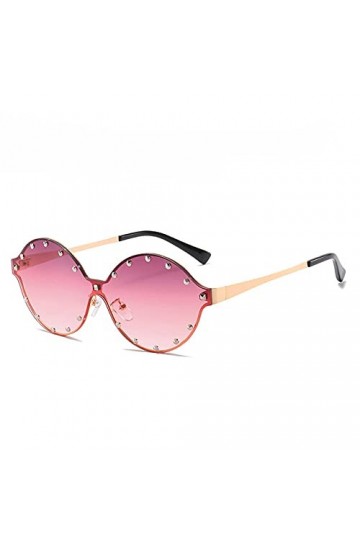 DLSM Lunettes de soleil pour femmes Mode Soleil surdimensionné Femmes Lunettes de soleil Chat Verses Lunettes de soleil Femme