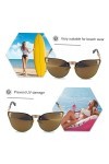 ABOOFAN 2 Pcs Lunettes De Soleil Lunettes De Soleil Femmes Lunettes Lunettes De Soleil Pour Femmes Mode À La Mode Plage Lunet