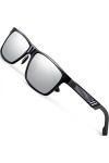 ATTCL Classique Lunettes De Soleil homme Polarisées Lunettes 16560black-silver UV400 CAT 3 CE