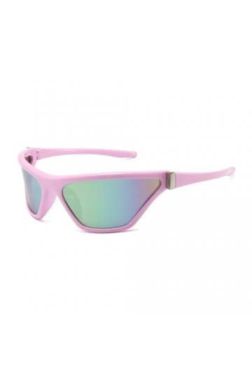 HPIRME Lunettes de Soleil pour Femmes Punk Sports Cat Eye Cool Lunettes de Soleil Goggle Shades One Piece Lunettes surdimensi