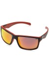 Trespass Drop Lunettes de Soleil Mixte, Noir/Rouge