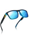 Two Horizons Lunettes de soleil polarisées UV400 pour homme et femme,Design rétro tendance,CE CAT3,Protection 100 % UV,Sport 