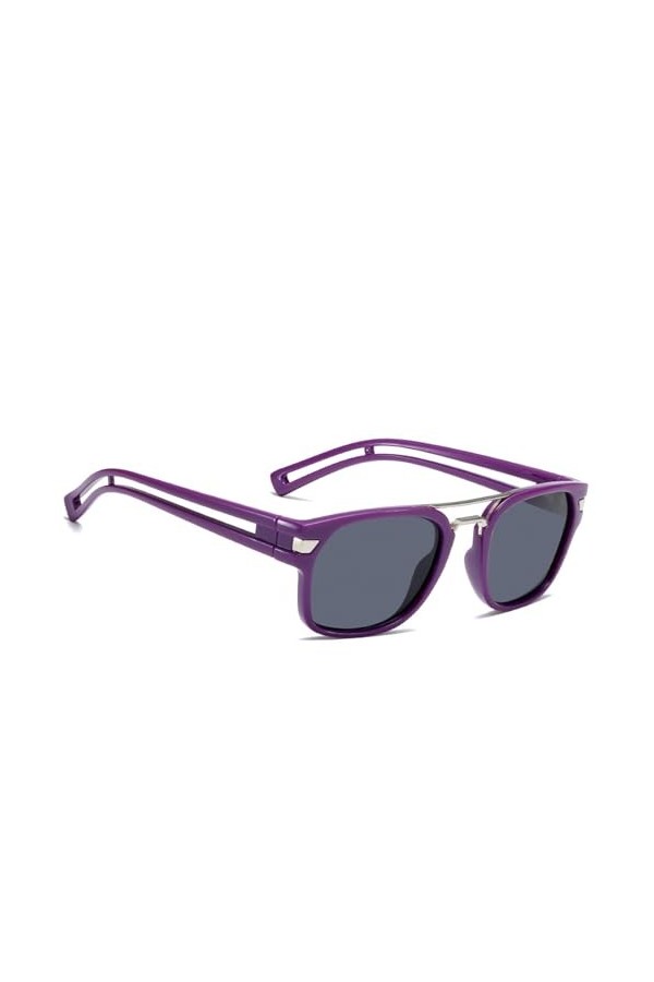 RUDELL Lunettes De Soleil Femme Branches Creuses Double Faisceaux Lunettes De Soleil Anti Uv Lunettes De Soleil Personnalisée