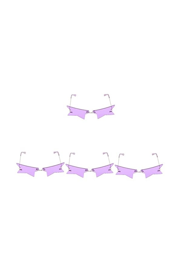 jojofuny 4 Pièces Des Lunettes De Soleil Lunettes De Soleil Femme Lunettes Dinfluence Lunettes Drôles Lunettes De Fête Lunet