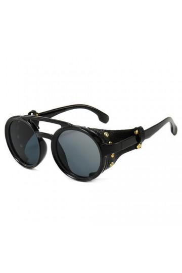 PETOLY Lunettes De Soleil Femme Sunglasses Lunettes Fête Lunettes De Soleil À Monture Ronde Lunettes De Soleil Mode Homme Et 