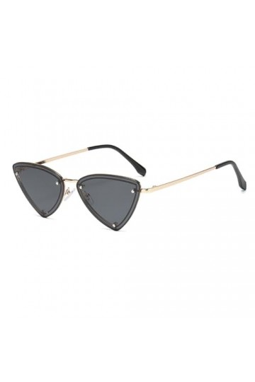 PETOLY Lunettes De Soleil Femme Sunglasses Lunettes Fête Triangle Vintage Oeil De Chat Mode Lunettes De Soleil Lunettes De So