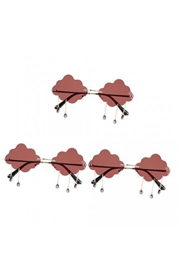 GALPADA 3 Paires Lunettes De Soleil Suspendues à Leau Lunettes De Soleil Pour La Plage Lunettes De Mode Pour Femmes Lunettes