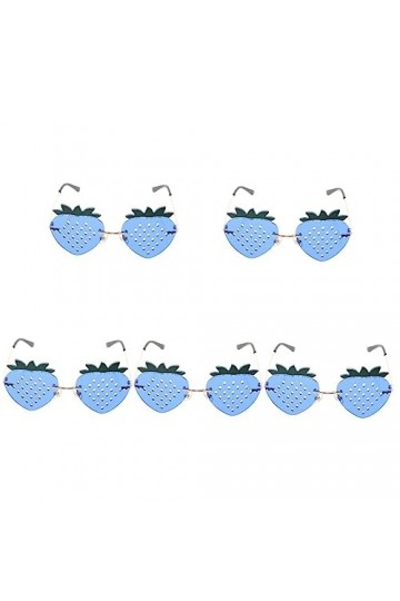 SOIMISS 5 Paires Verres à La Fraise Sans Monture Lunettes De Mode Pour Femmes Lunettes De Soleil De Mode Pour Femmes Lunettes
